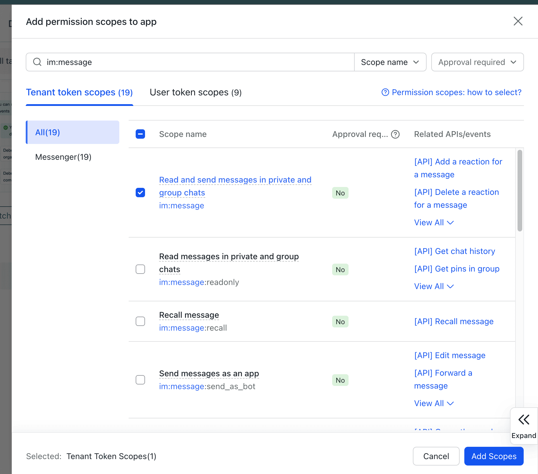 TalkCody feishu permission 2